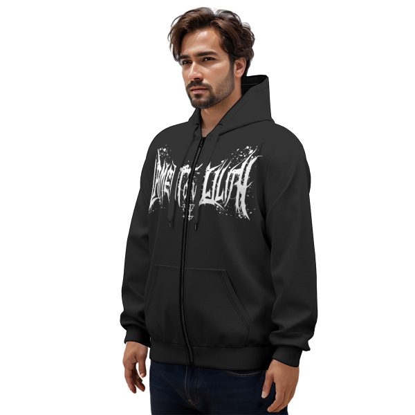 Lament ov Lilith Logo Zipup Hoodie - Image 2